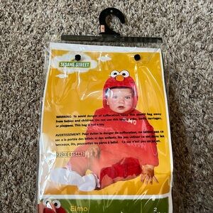 Elmo Halloween Costume Boys  2T, Toddler Costume, Toddler Onesie, One Piece